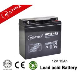 12V 15AH UPS Battery Backups Lead Acid Type
