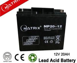 12V 20AH UPS Battery Maintenance Free Power Supply