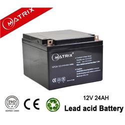 DC Rechargeable 12V 24AH UPS Battery with CE ISO