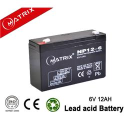 Energy Storage 6V 12AH SLA Battery Maintenance Free