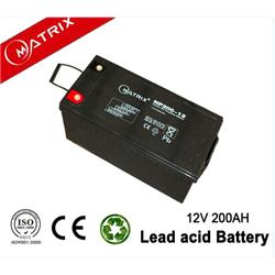 High Storage VRLA Lead Acid Battery 12V 200AH Maintenance Free